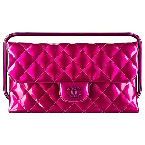 chanel pink.purse|Chanel hot pink purse.